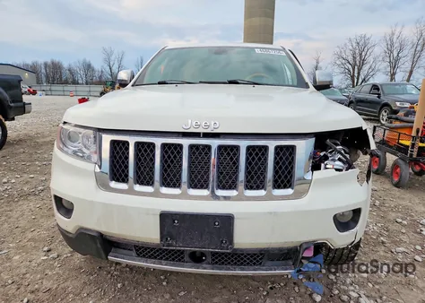 2012 Jeep Grand Cherokee Overland из США, поврежденный, VIN 1C4RJFCT8CC361041